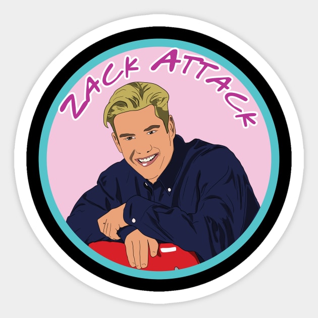 Zack Morris Zack Attack Sticker by NostalgiaUltra